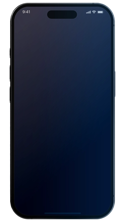 Mobile Handelsoberfläche von Bitcoin Titan Pro